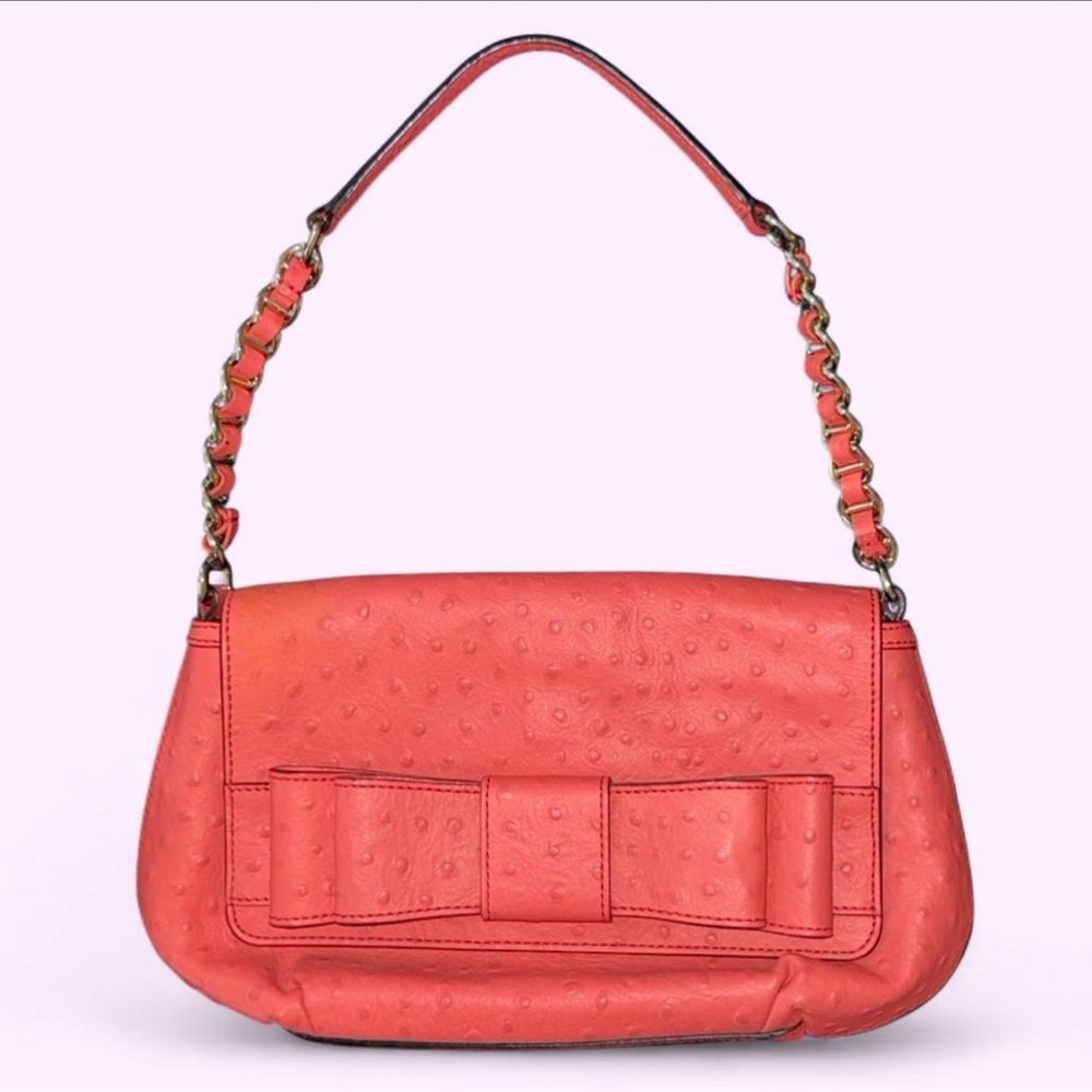 NWOT Kate Spade Charm City Joleen Ostrich Shoulder Bag